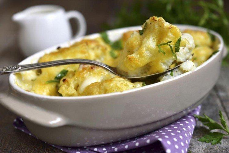 Cauliflower with Egg and Cheese
