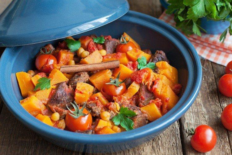 Beef Baked with Pumpkin