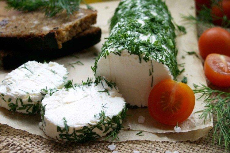 Queso fresco de kéfir y crema agria