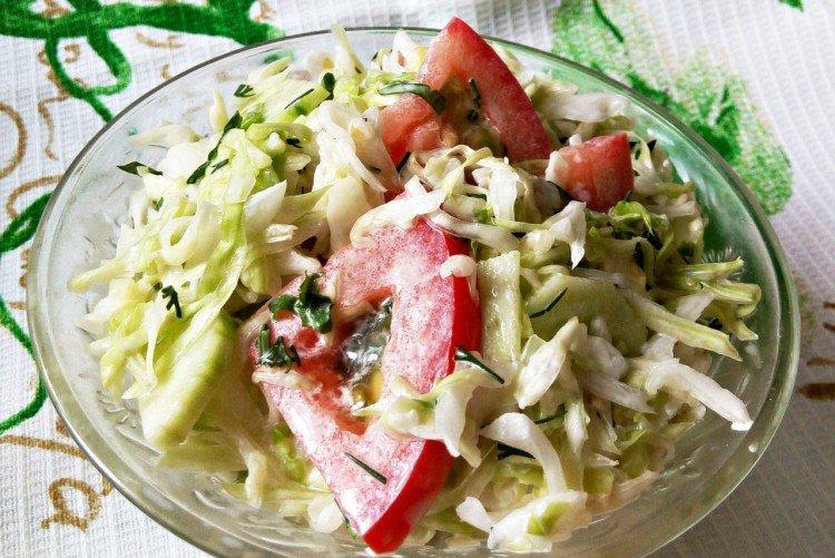 Tomato, Cucumber, and Daikon Salad