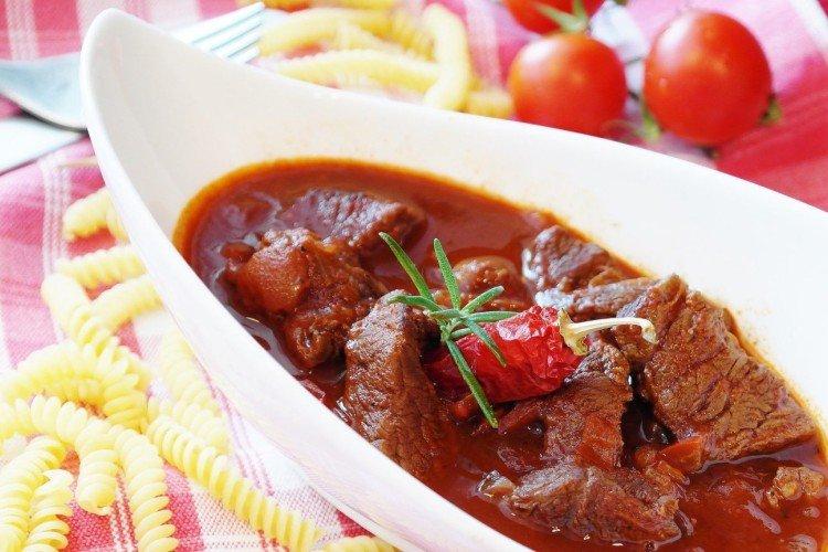 Beef Goulash in the Microwave