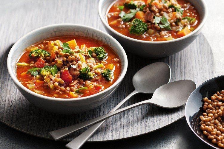 Las 15 mejores recetas de sopa de lentejas