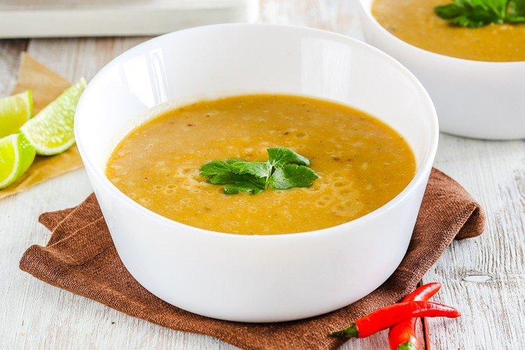 Creamy Lentil Soup with Rice