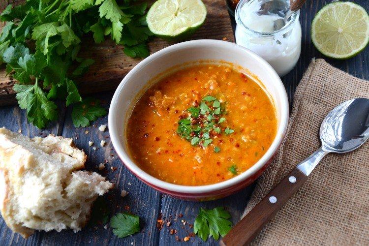 Lentil Soup with Tomatoes