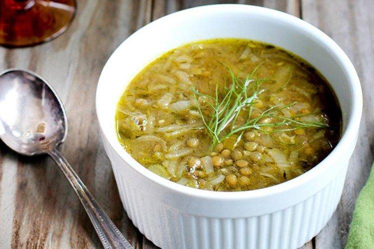 Lentil Soup with Celery