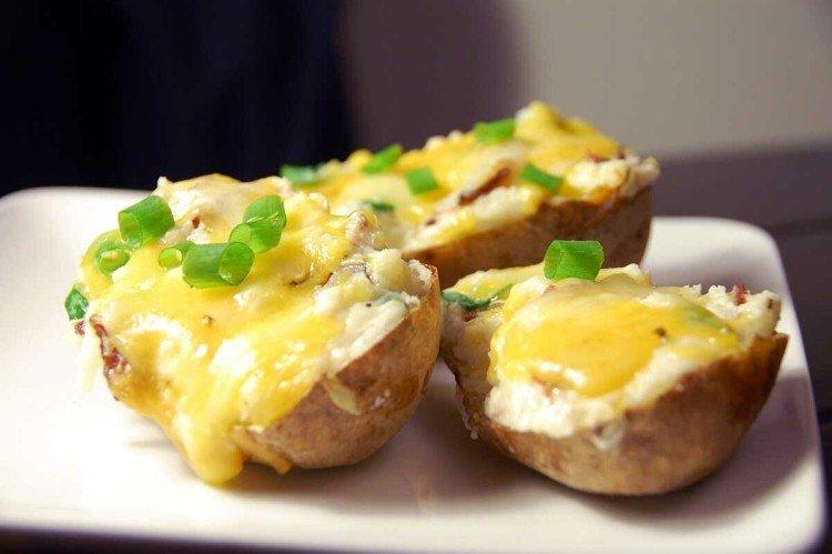 New Potatoes with Mustard and Cheese
