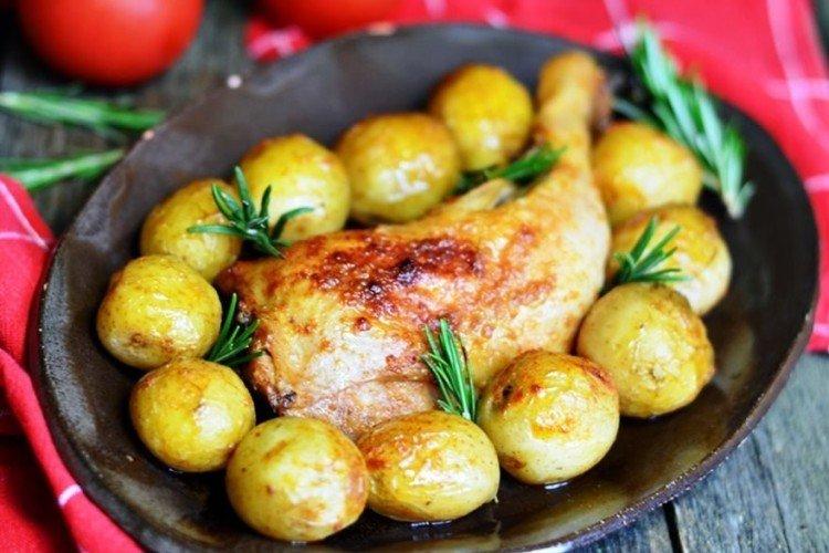 New Potatoes with Chicken