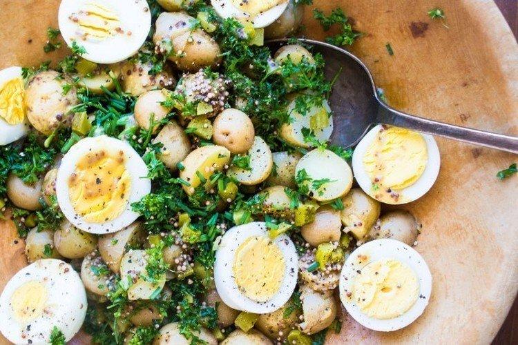 New Potato Salad with Egg