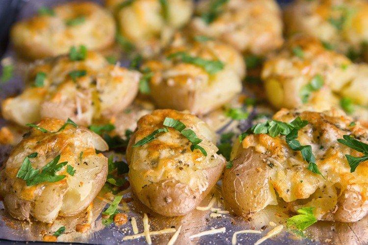New Potatoes with Suluguni Cheese