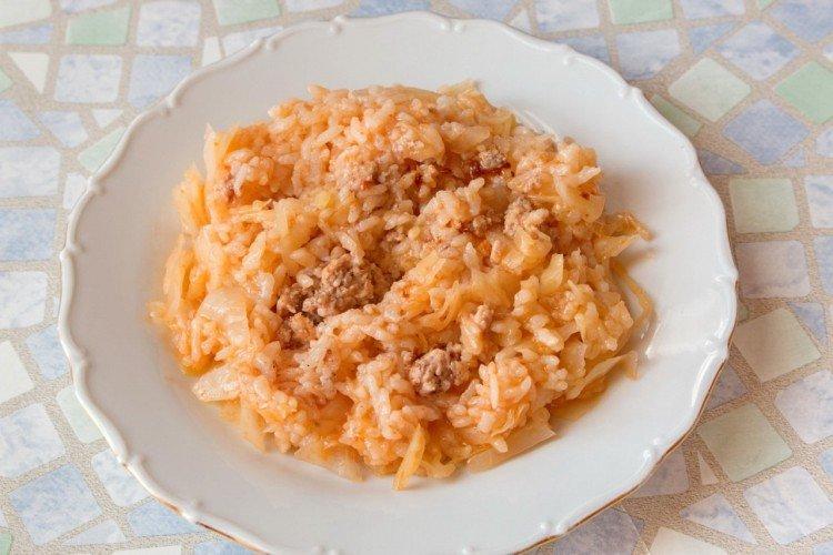 Faule Kohlrouladen im Slow Cooker