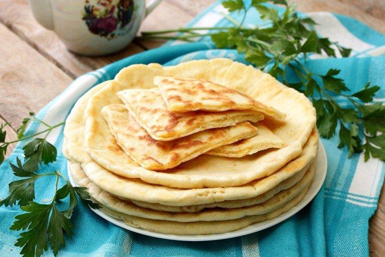 Khachapuri perezosos con leche