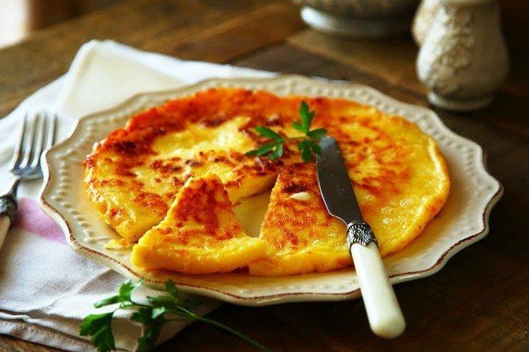 Khachapuri perezosos con smetana