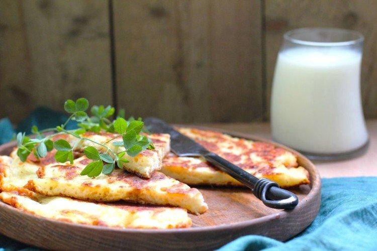 Khachapuri perezosos sin huevos