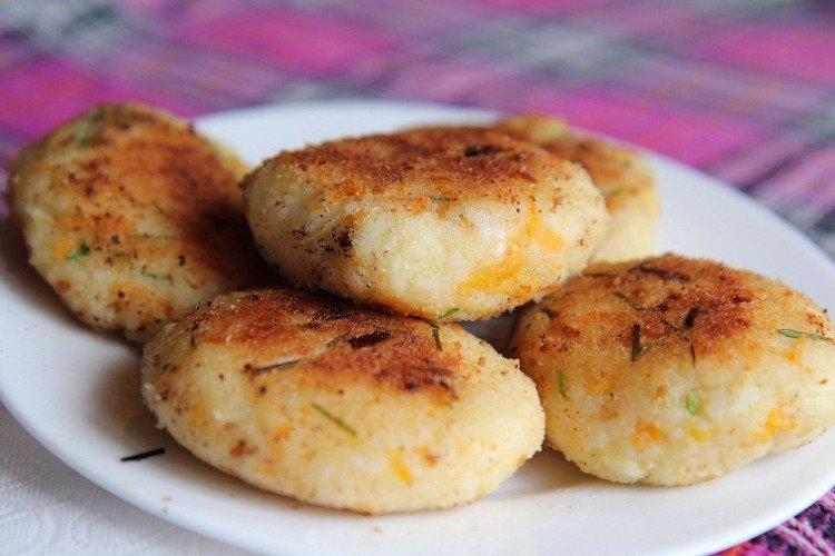 Croquetas de patata con arroz