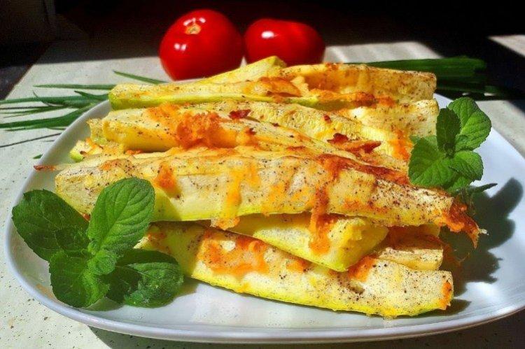 Calabacines asados con hierbas aromáticas