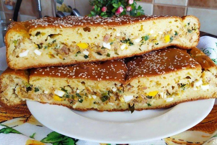 Pastel de pescado con kéfir