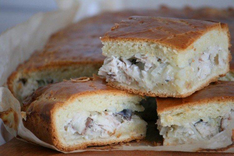 Pastel de pescado enlatado