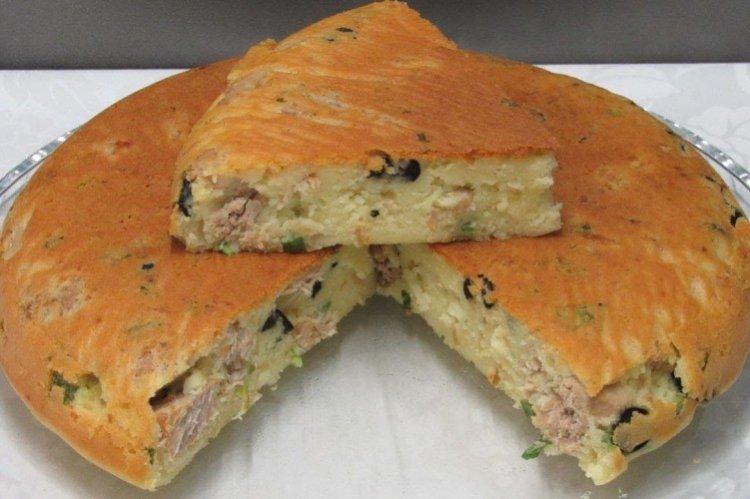 Pastel de pescado en sartén