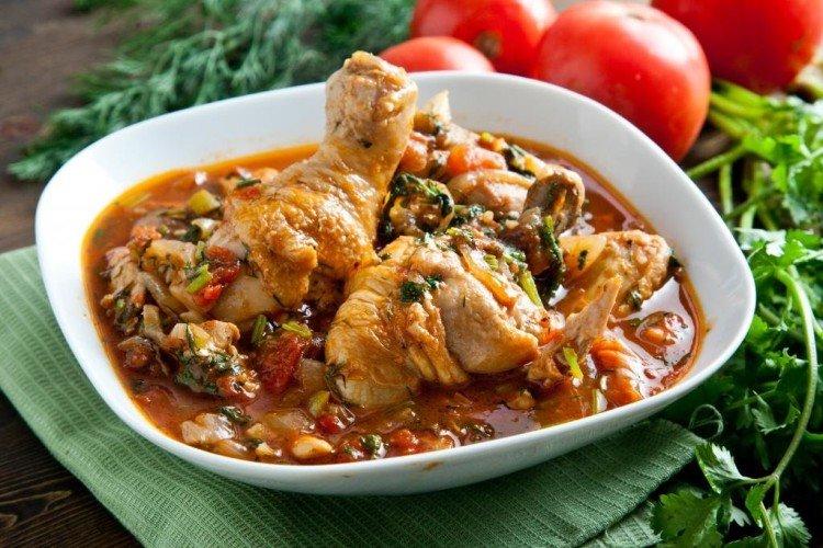Georgian Chicken Chakhokhbili