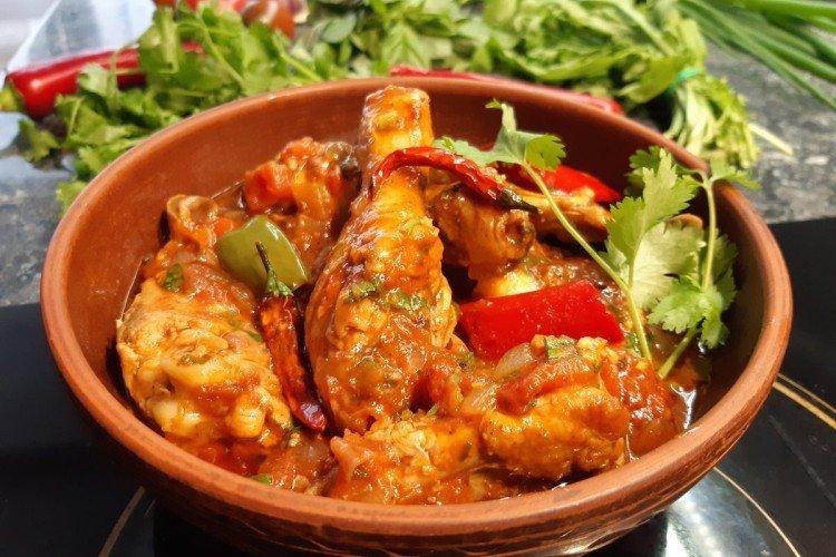 Chicken Chakhokhbili in the Microwave