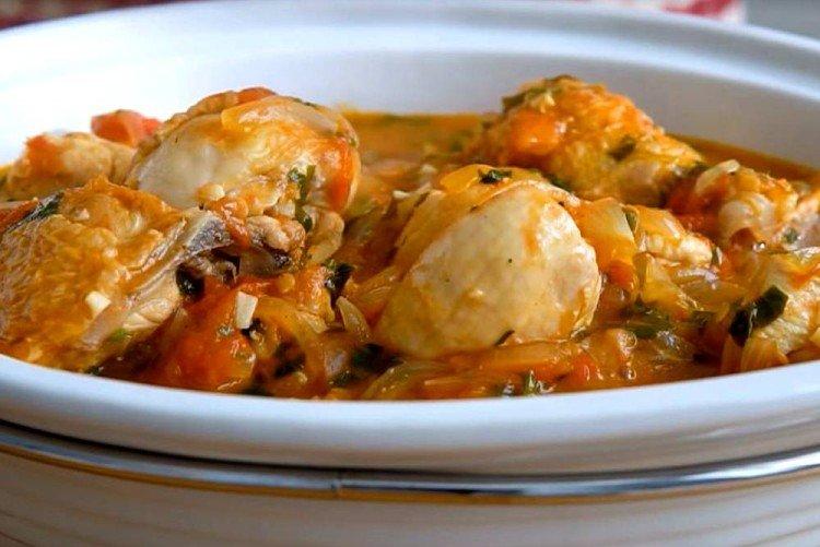 Chicken Chakhokhbili with Potatoes