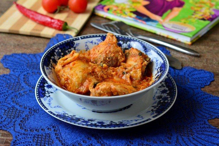 Chicken Chakhokhbili in a Multicooker