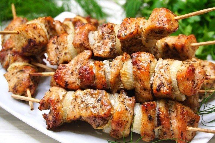 Pork Shashlik in the Oven