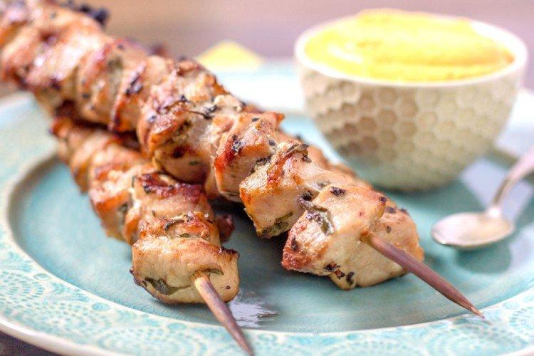 Beef Shashlik on Skewers