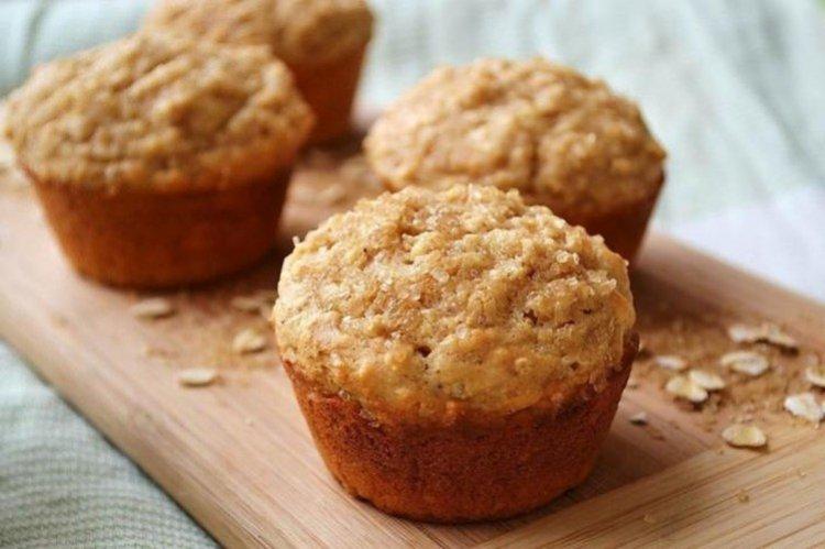 Cottage Cheese and Oat Muffin