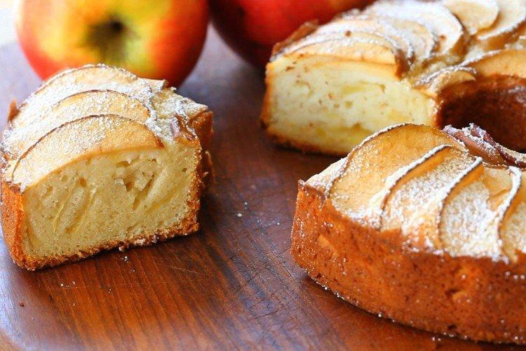 Cottage Cheese Muffin with Apples