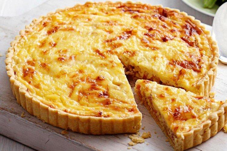 Pastel tirolés con pollo y piña