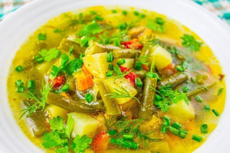 Green Bean Soup with Rice