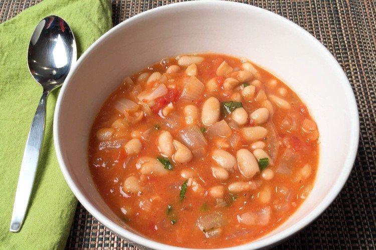 Bean Soup with Celery and Herbs