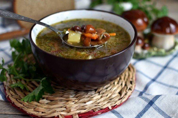 Red Bean Soup with Mushroom Broth