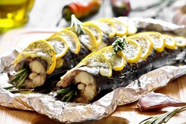 Baked Mackerel in Foil