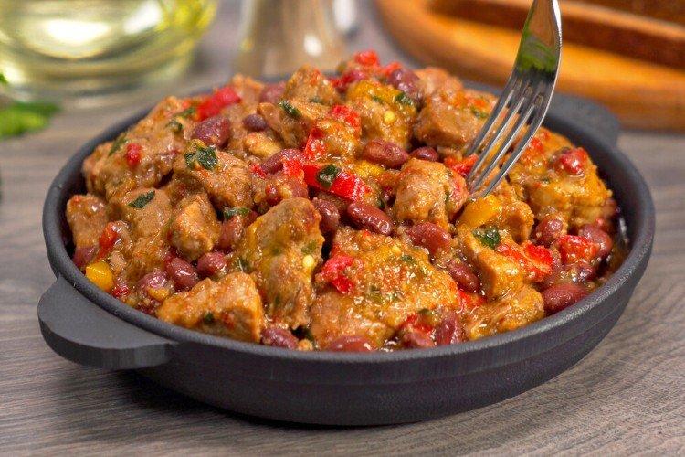 Baked Pork with Beans