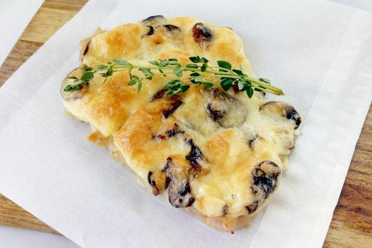 Baked Pork with Mushrooms and Sour Cream
