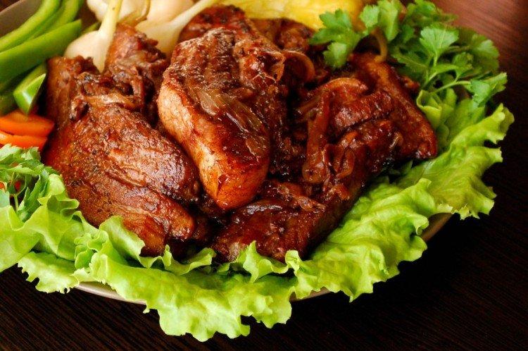 Baked Pork in Red Wine