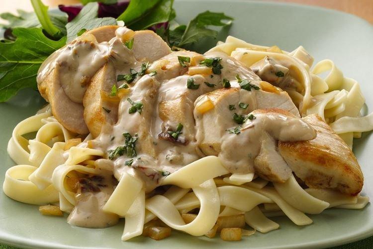 Fettuccine Pasta with Chicken