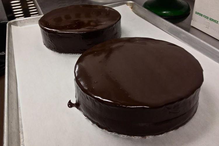 Chocolate Glaze with Condensed Milk