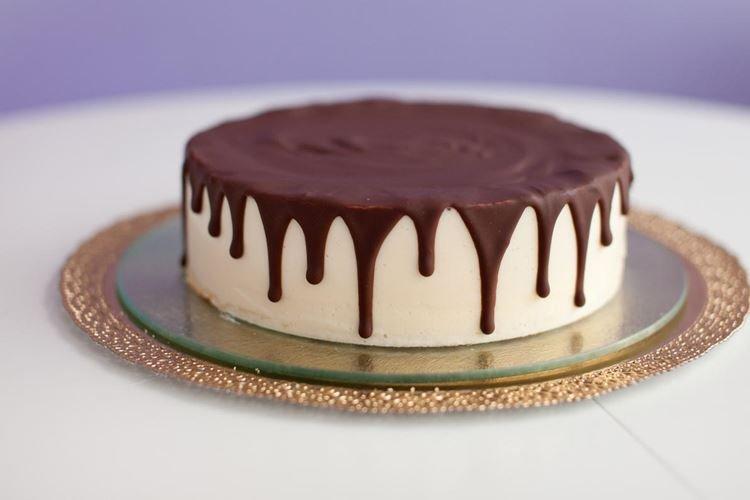 Chocolate Glaze with Banana