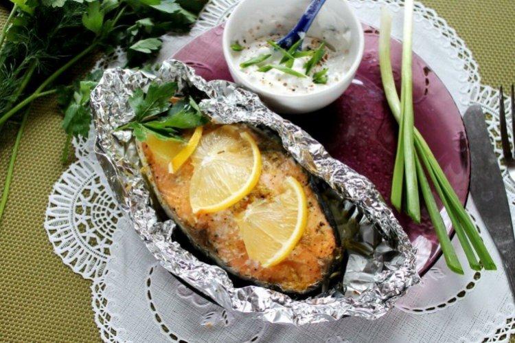Fish Pieces in Foil