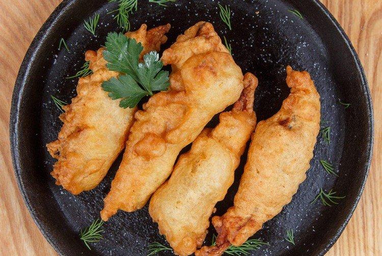 Fish in Onion-Garlic Batter
