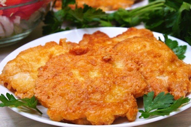 Filete de pollo rebozado sin huevos