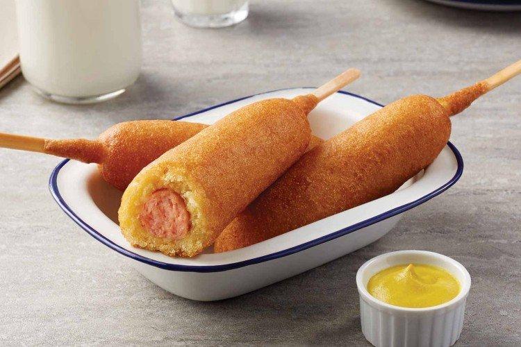 Salchichas rebozadas con mayonesa