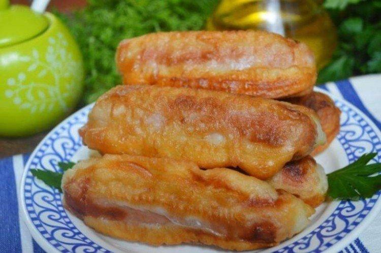 Salchichas rebozadas con claras de huevo