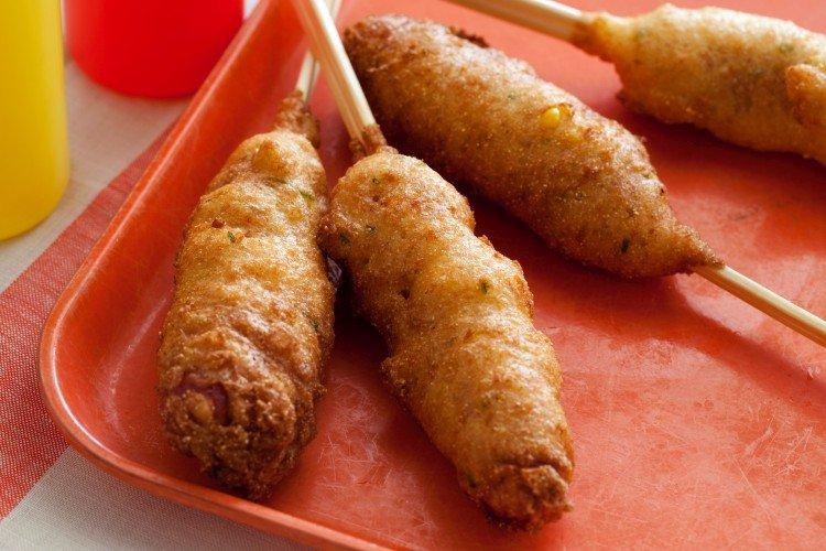 Salchichas rebozadas con sémola