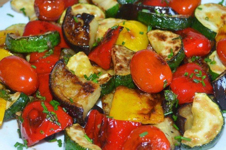 Warm Lenten Zucchini Salad