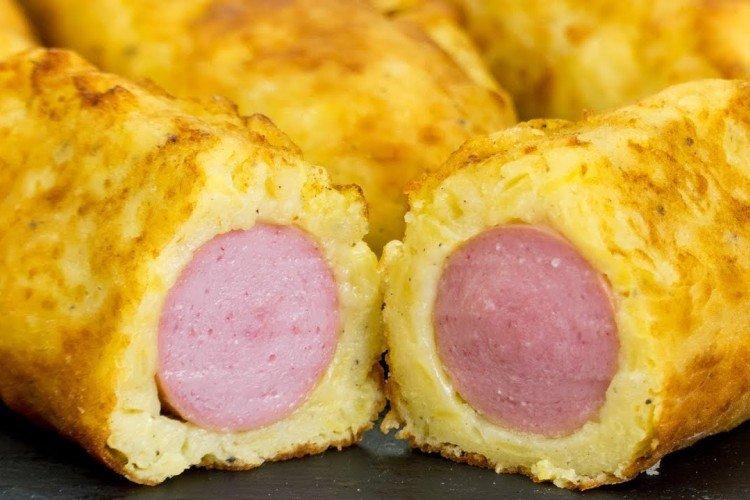 Sausages in Potato Dough
