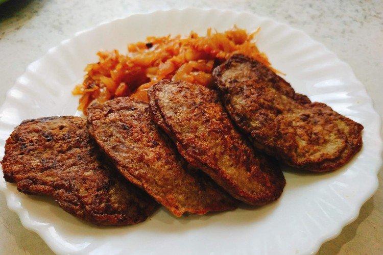 Liver Fritters with Pumpkin